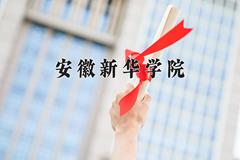 2024安徽新华学院录取分数线及位次一览：四川考生2025填报参考