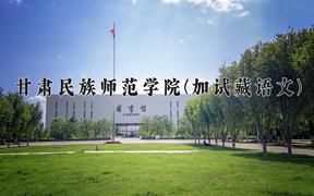 甘肃民族师范学院(加试藏语文)近三年在云南录取分数线(含2021-2023最低分)