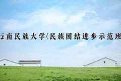 云南民族大学(民族团结进步示范班)近三年在云南录取分数线(含2021-2023最低分)