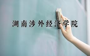 2024年湖南涉外经济学院在青海计划招生人数（附学费及专业录取分)