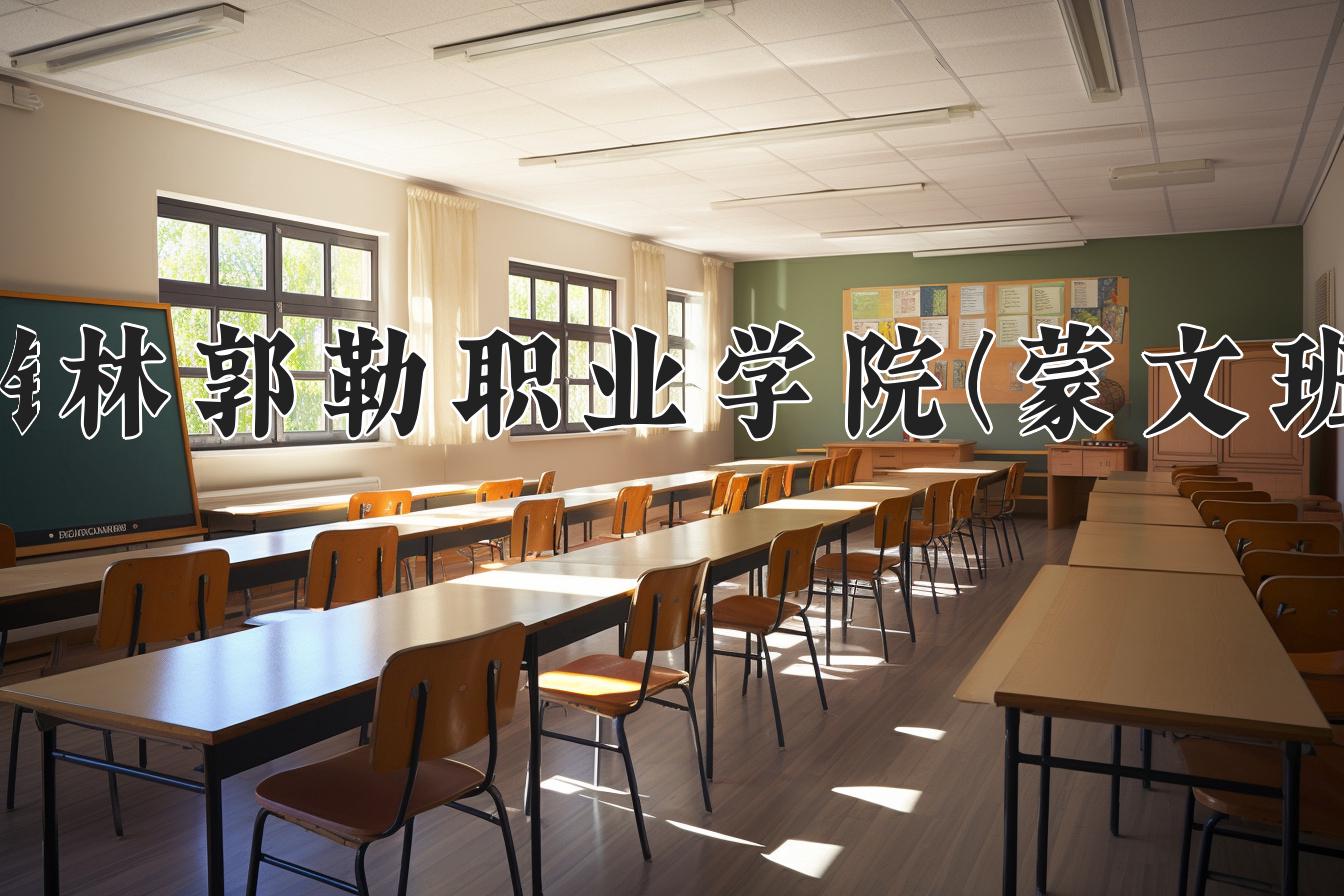 锡林郭勒职业学院(蒙文班)