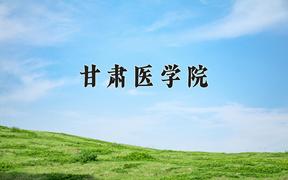 甘肃医学院近三年在云南录取分数线(含2021-2023最低分)