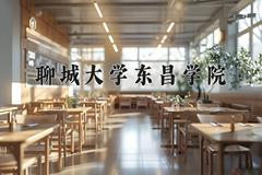 2024聊城大学东昌学院录取分数线：山东最低262分