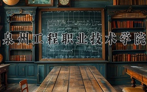 2024年泉州工程职业技术学院全国录取分数线，附最低分和最低位次