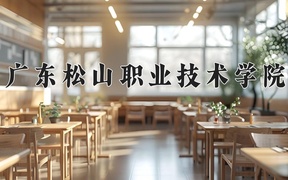 2024年广东松山职业技术学院全国录取分数线，附最低分和最低位次