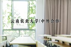 2024年云南农业大学(中外合作)在云南计划招生人数（附学费及专业录取分)