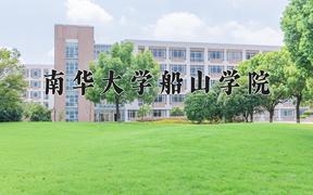 南华大学船山学院近三年录取分数线及位次：福建2021-2023最低分