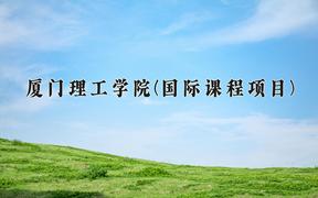 厦门理工学院(国际课程项目)近三年录取分数线及位次：福建2021-2023最低分