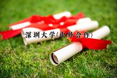 深圳大学(中外合作)近三年录取分数线及位次：福建2021-2023最低分