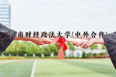 河南财经政法大学(中外合作)近三年录取分数线及位次：福建2021-2023最低分