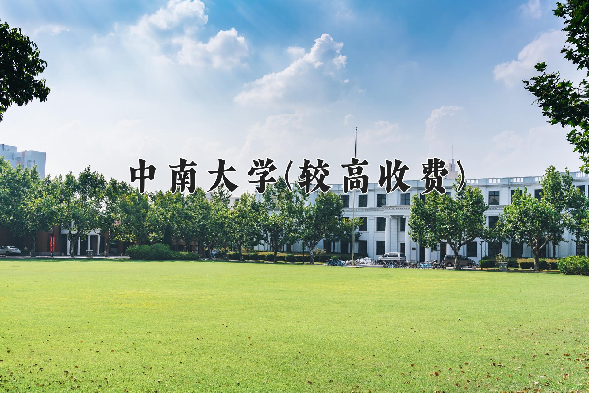 中南大学(较高收费)