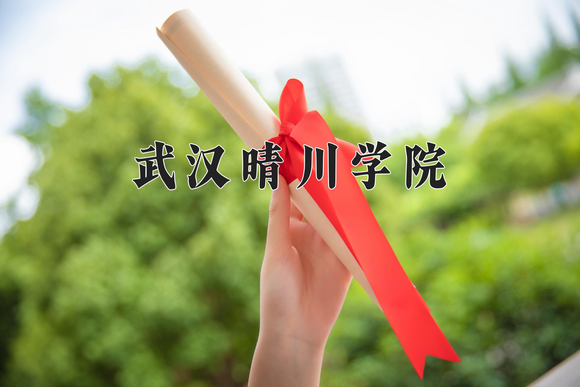 武汉晴川学院近三年录取分数线及位次：江苏2021-2023最低分