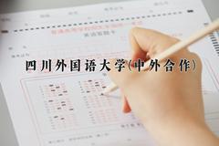 2024四川外国语大学(中外合作)录取分数线，四川最低513分