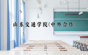 2024山东交通学院(中外合作)录取分数线，陕西最低443分