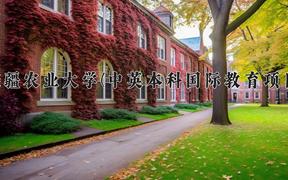 2024新疆农业大学(中英本科国际教育项目)录取分数线，四川最低494分