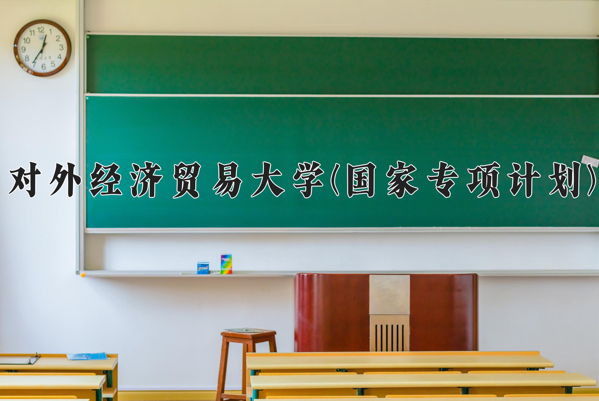 对外经济贸易大学(国家专项计划)