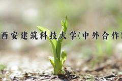 2024西安建筑科技大学(中外合作)录取分数线，四川最低548分