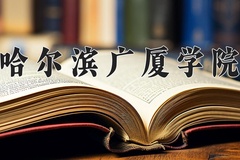 2024哈尔滨广厦学院录取分数线，河南最低401分