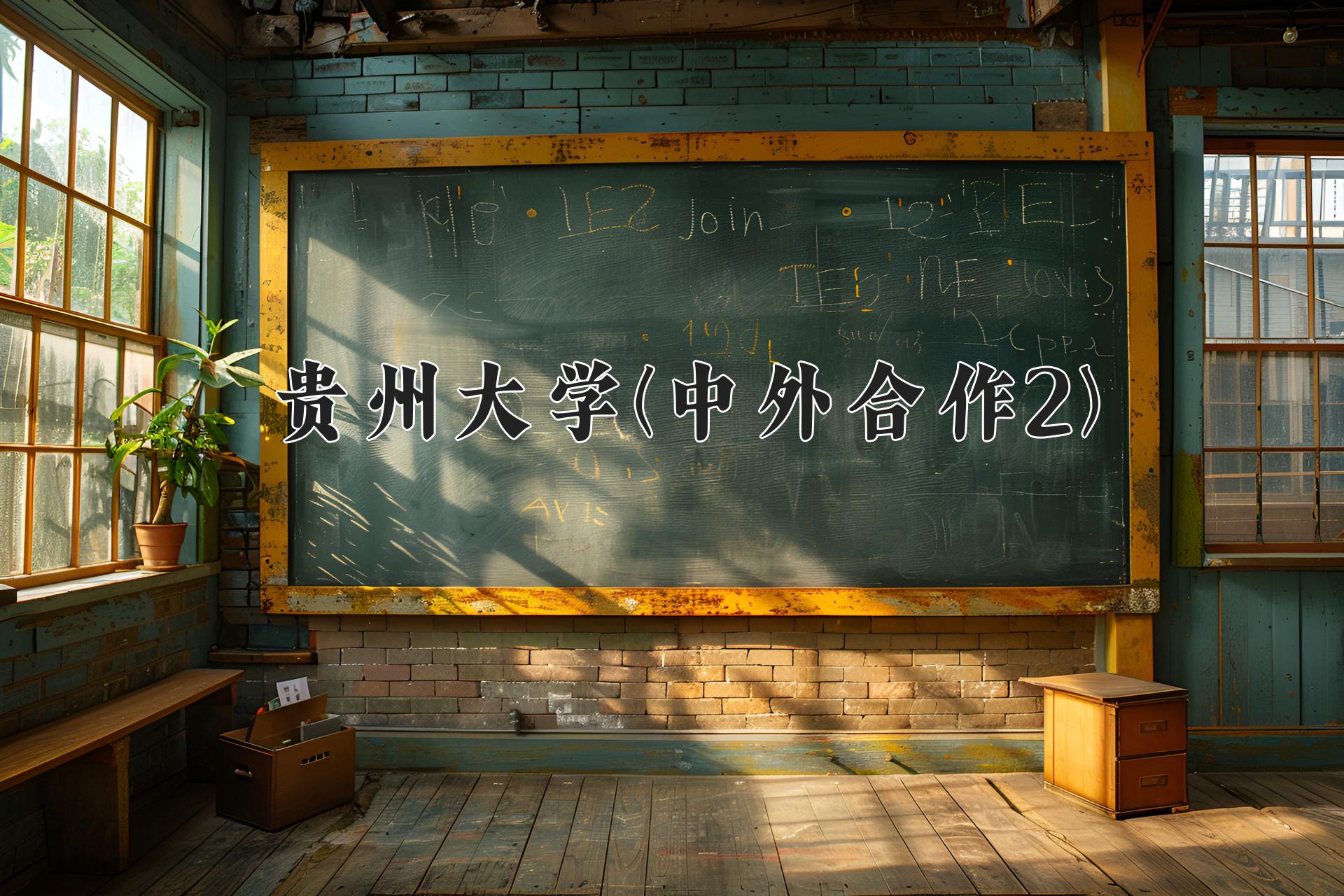 2024年贵州大学(中外合作2)在福建计划招生人数（附学费及专业录取分)