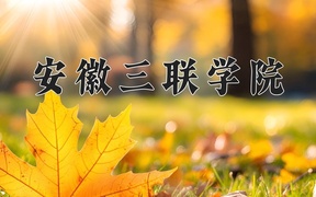 安徽三联学院学费多少钱一年：23800-28300元/年（2025填报参考）