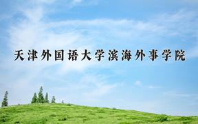 2024年天津外国语大学滨海外事学院录取分数线，广东最低486分