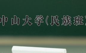 2024年中山大学(民族班)录取分数线，宁夏最低557分