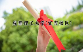 2024成都理工大学(宜宾校区)录取分数线：四川最低542分