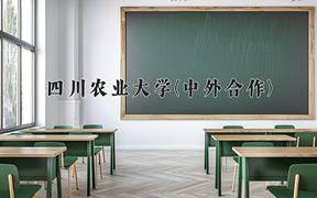2024四川农业大学(中外合作)录取分数线：四川最低534分
