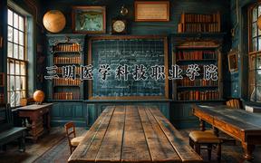 2024三明医学科技职业学院录取分数线：四川最低396分