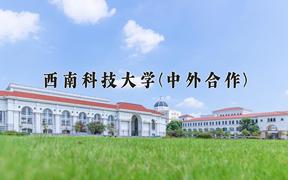 西南科技大学(中外合作)近三年录取分数线及位次：四川2022-2024最低分