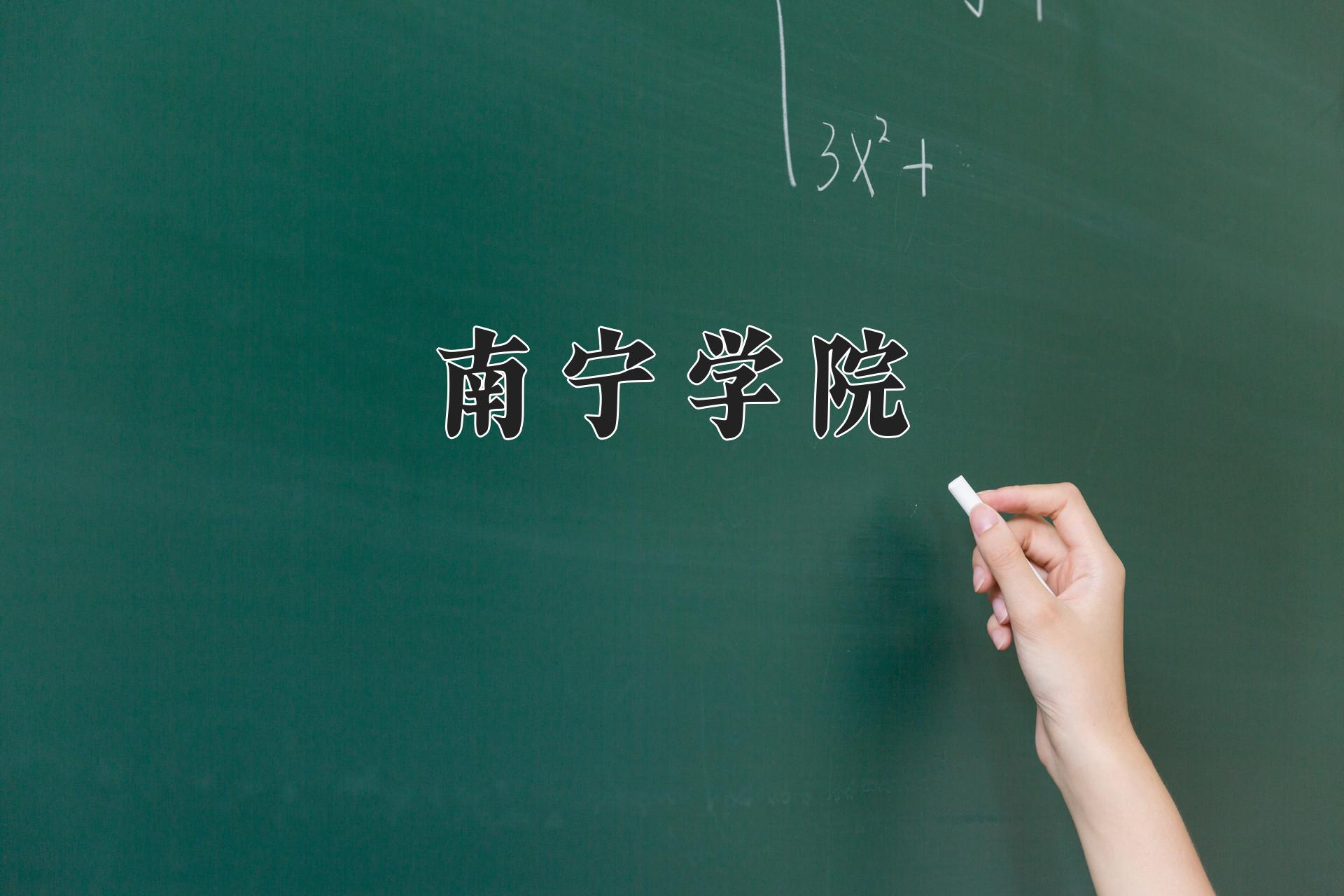 南宁学院近三年录取分数线及位次:四川2022-2024最低分
