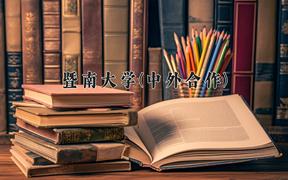 暨南大学(中外合作)近三年录取分数线及位次：四川2022-2024最低分