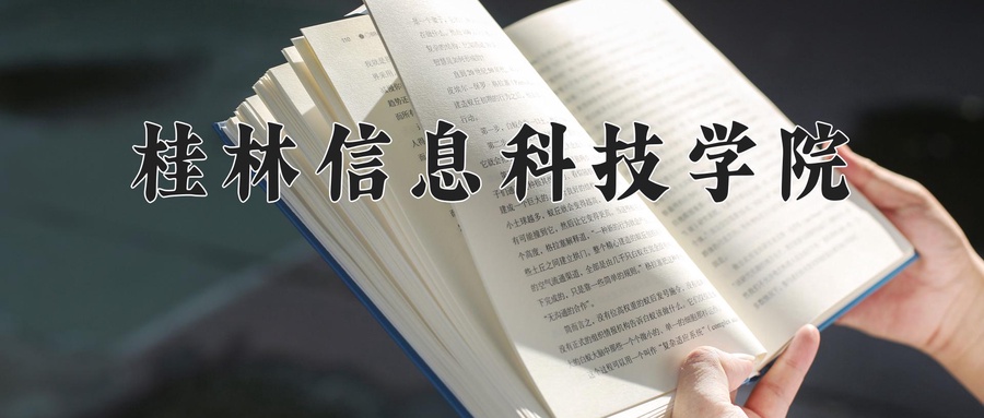 桂林信息科技学院近三年录取分数线及位次:四川2022-2024最低分