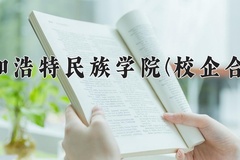 2024年呼和浩特民族学院(校企合作)录取分数线，内蒙古最低392分