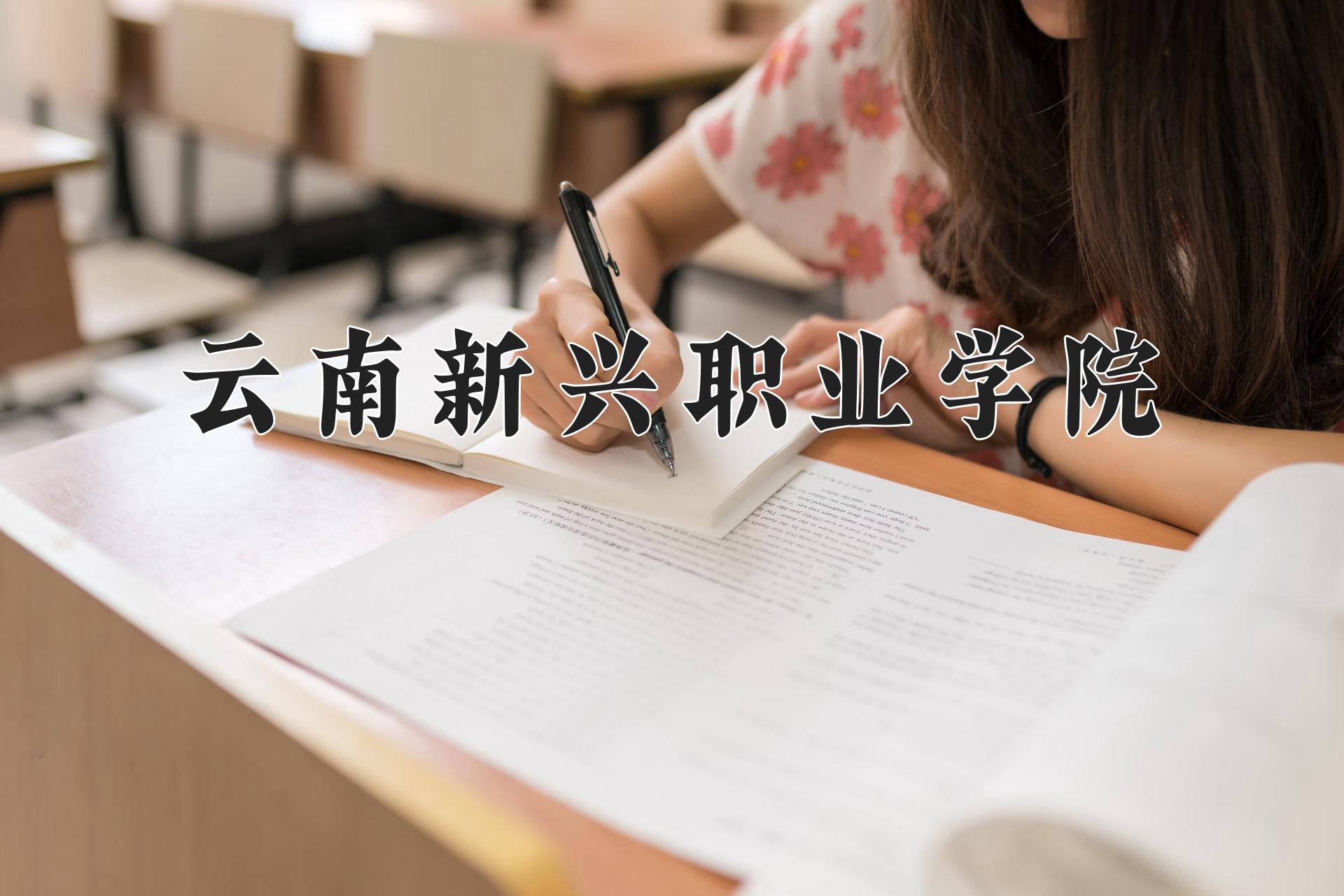 云南新兴职业学院近三年录取分数线及位次:四川2022-2024最低分