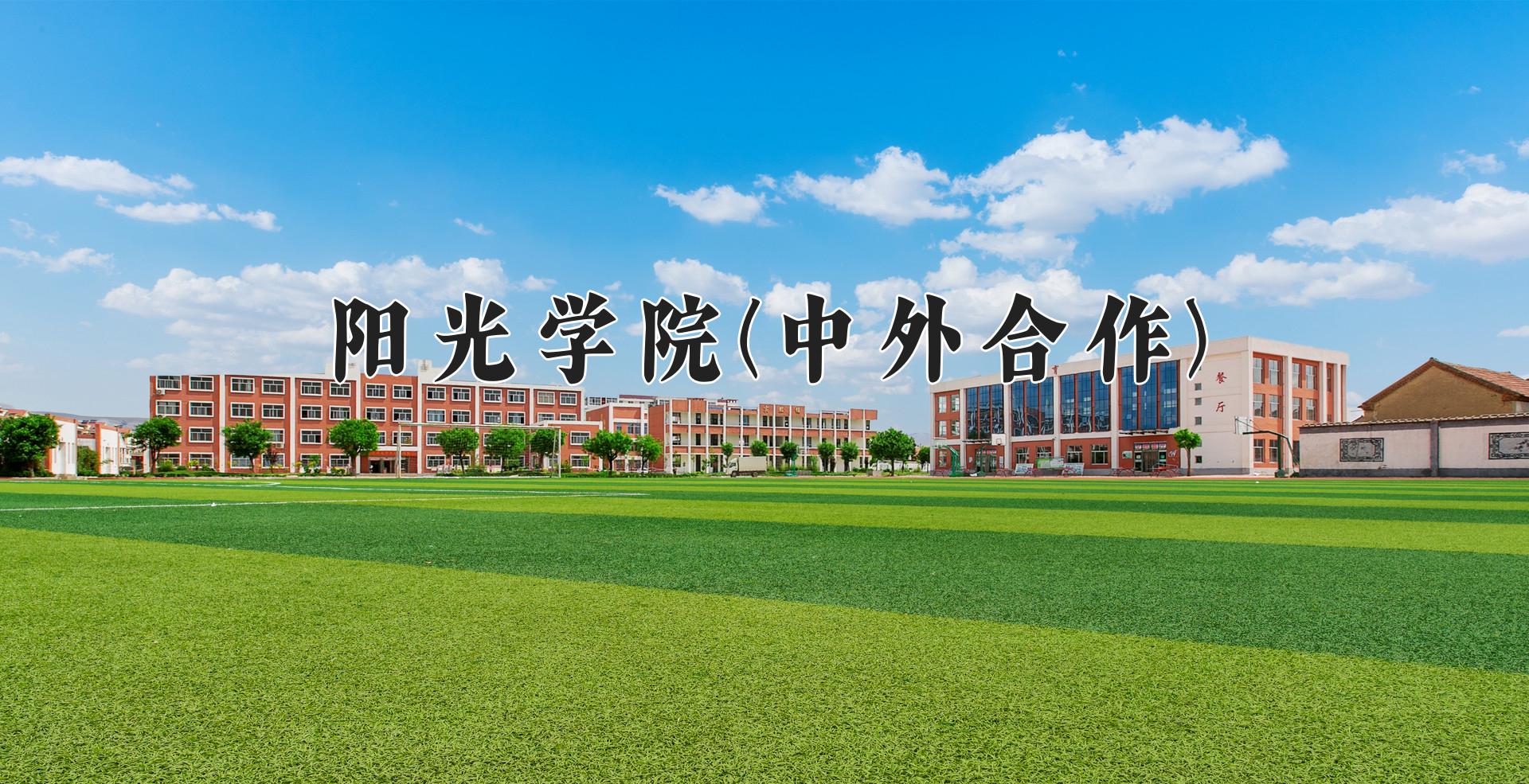 阳光学院(中外合作)近三年录取分数线及位次：四川2022-2024最低分