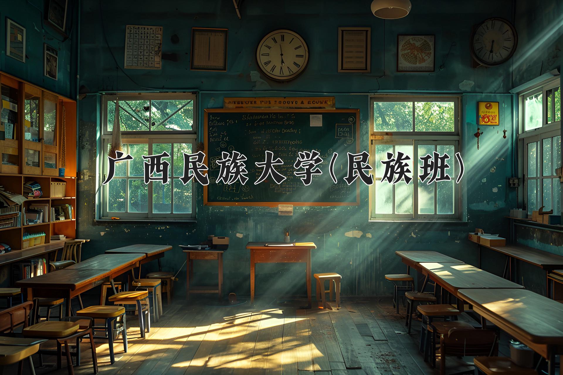 广西民族大学(民族班)近三年录取分数线及位次:四川2022-2024最低分