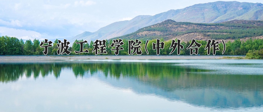 宁波工程学院(中外合作)近三年录取分数线及位次:四川2022-2024最低分