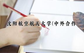 沈阳航空航天大学(中外合作)近三年录取分数线及位次：四川2022-2024最低分