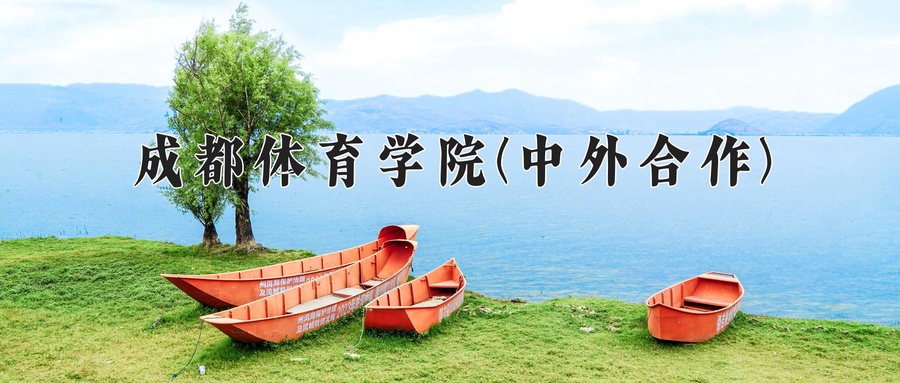 成都体育学院(中外合作)近三年录取分数线及位次:四川2022-2024最低分