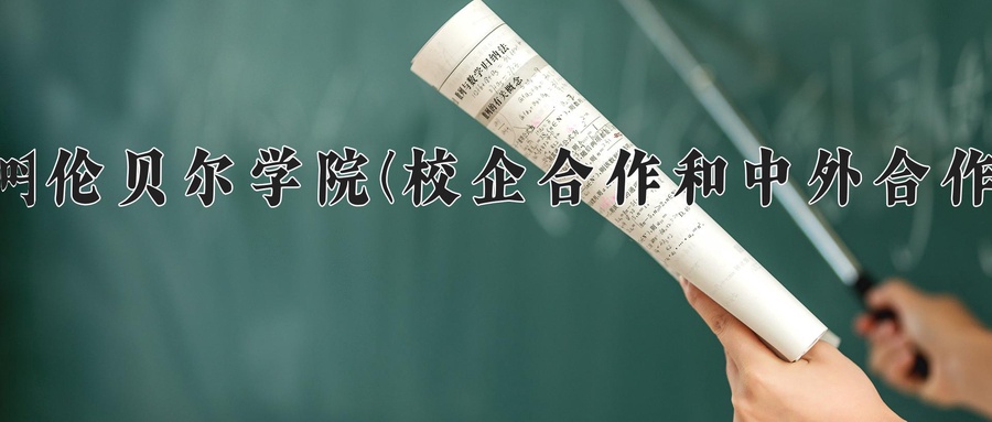 呼伦贝尔学院(校企合作和中外合作)
