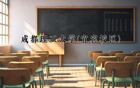 成都理工大学(宜宾校区)近三年录取分数线及位次：四川2022-2024最低分