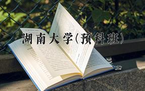 湖南大学(预科班)近三年录取分数线及位次：四川2022-2024最低分