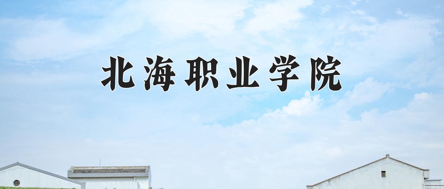 北海职业学院近三年录取分数线及位次:四川2022-2024最低分