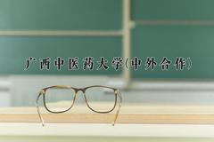广西中医药大学(中外合作)近三年录取分数线及位次：四川2022-2024最低分