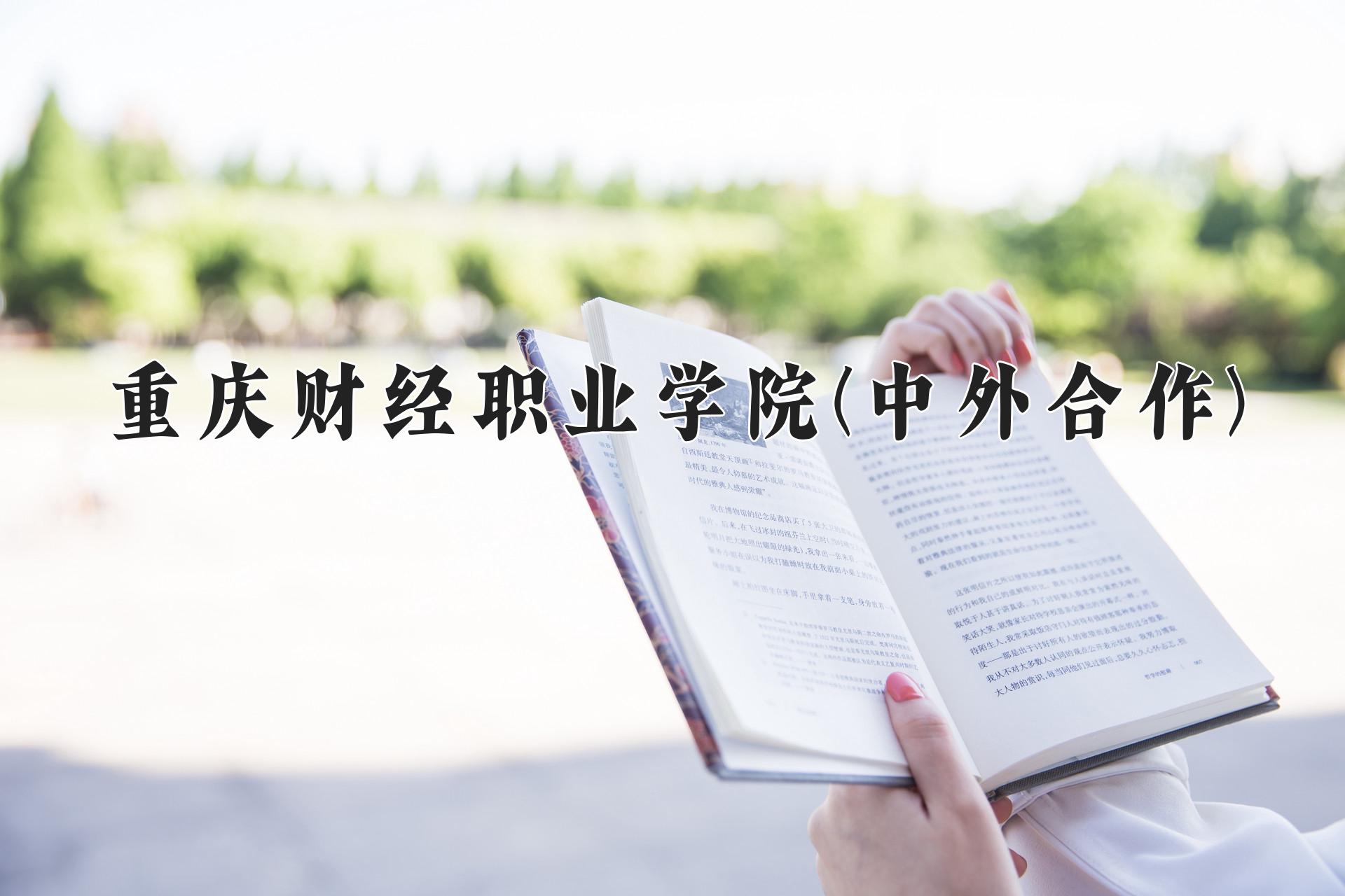 重庆财经职业学院(中外合作)近三年录取分数线及位次：四川2022-2024最低分