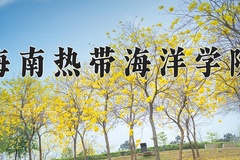 海南热带海洋学院近三年录取分数线及位次：四川2022-2024最低分