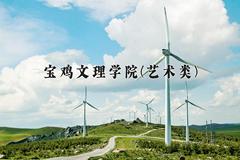 宝鸡文理学院(艺术类)近三年录取分数线及位次：陕西2022-2024最低分