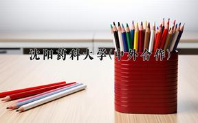 沈阳药科大学(中外合作)近三年录取分数线及位次：陕西2022-2024最低分