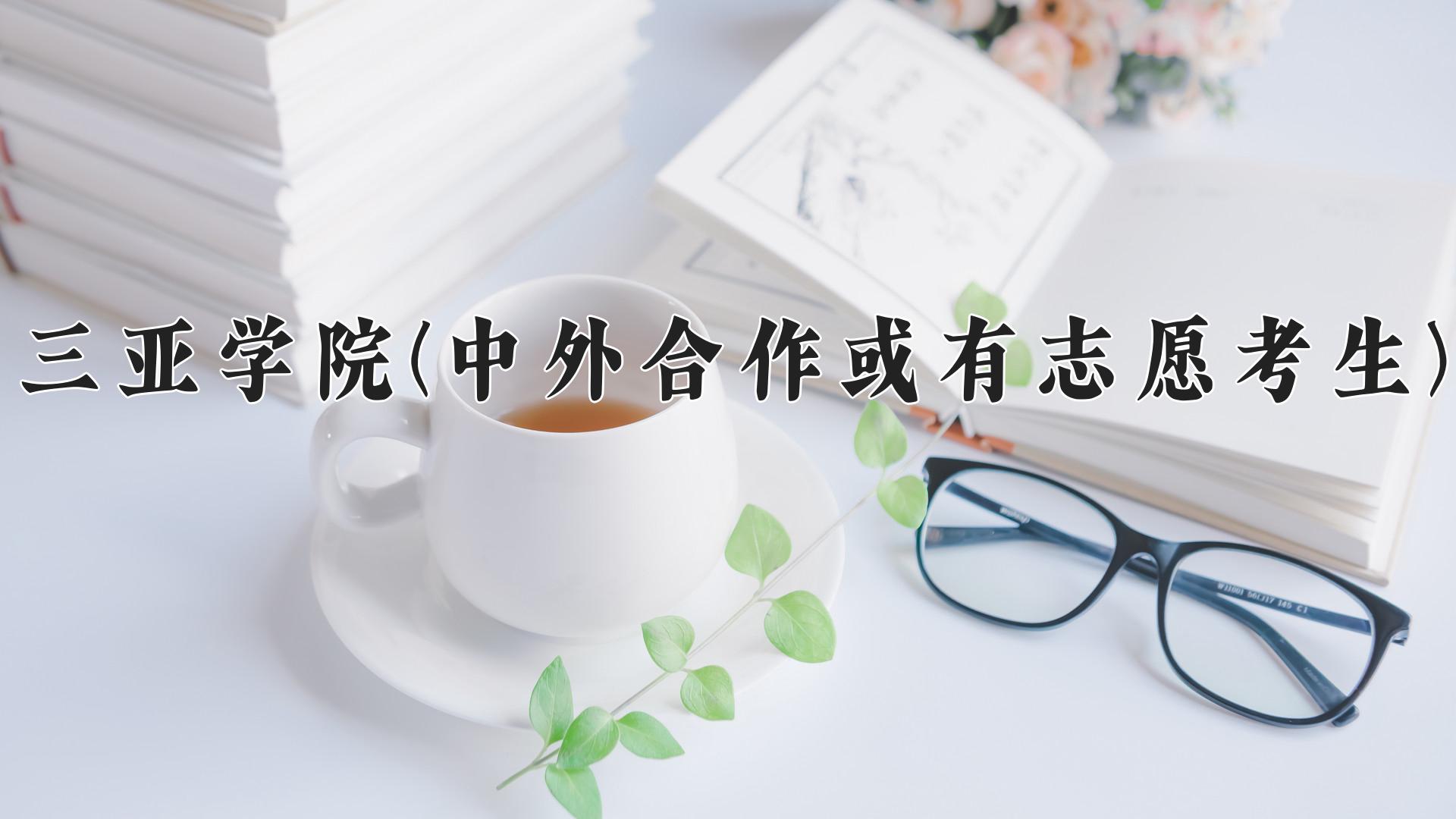 三亚学院(中外合作或有志愿考生)近三年录取分数线及位次:陕西2022-2024最低分
